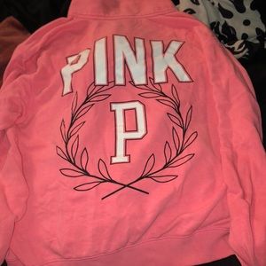 HALF ZIP UP FROM PINK!!! Barely ever worn